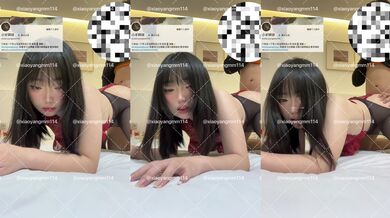 穷人女神，金主母狗！推特露脸福利姬【小羊咩咩】门槛私拍，脸穴同框紫薇，被金主各种玩肏 (7)